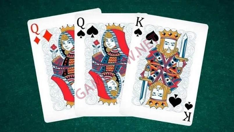 Sở hữu 3 quân bài 3 tây đồng nghĩa với chiến thắng