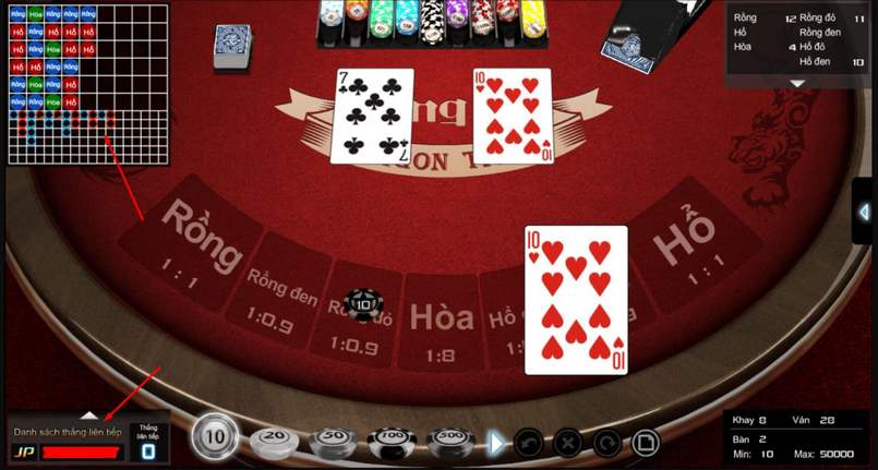 Quy tắc chơi rồng hổ hiệu quả